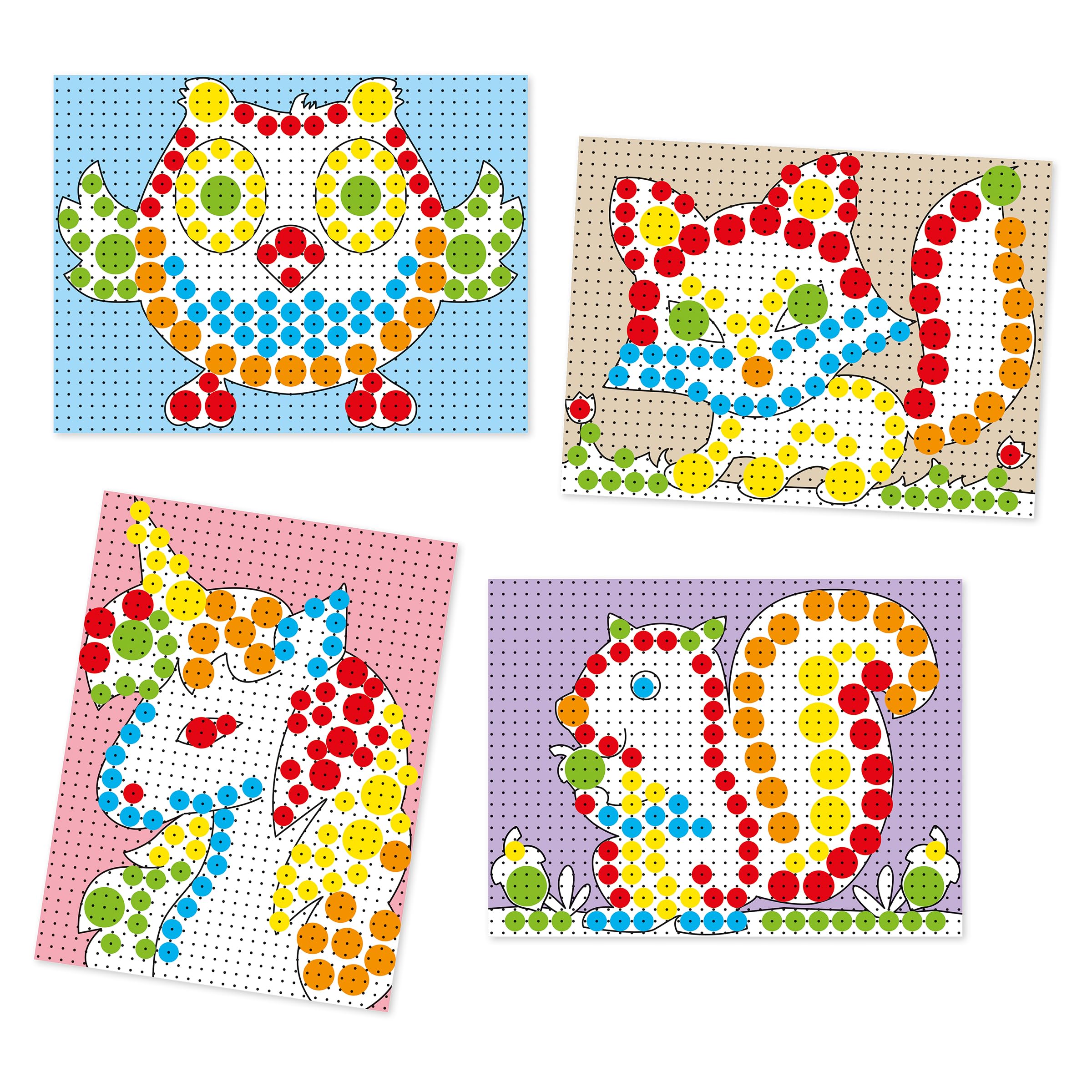 quercetti-fantacolor-portable-jeu-de-mosa-que-cr-ative-150-clous image 4