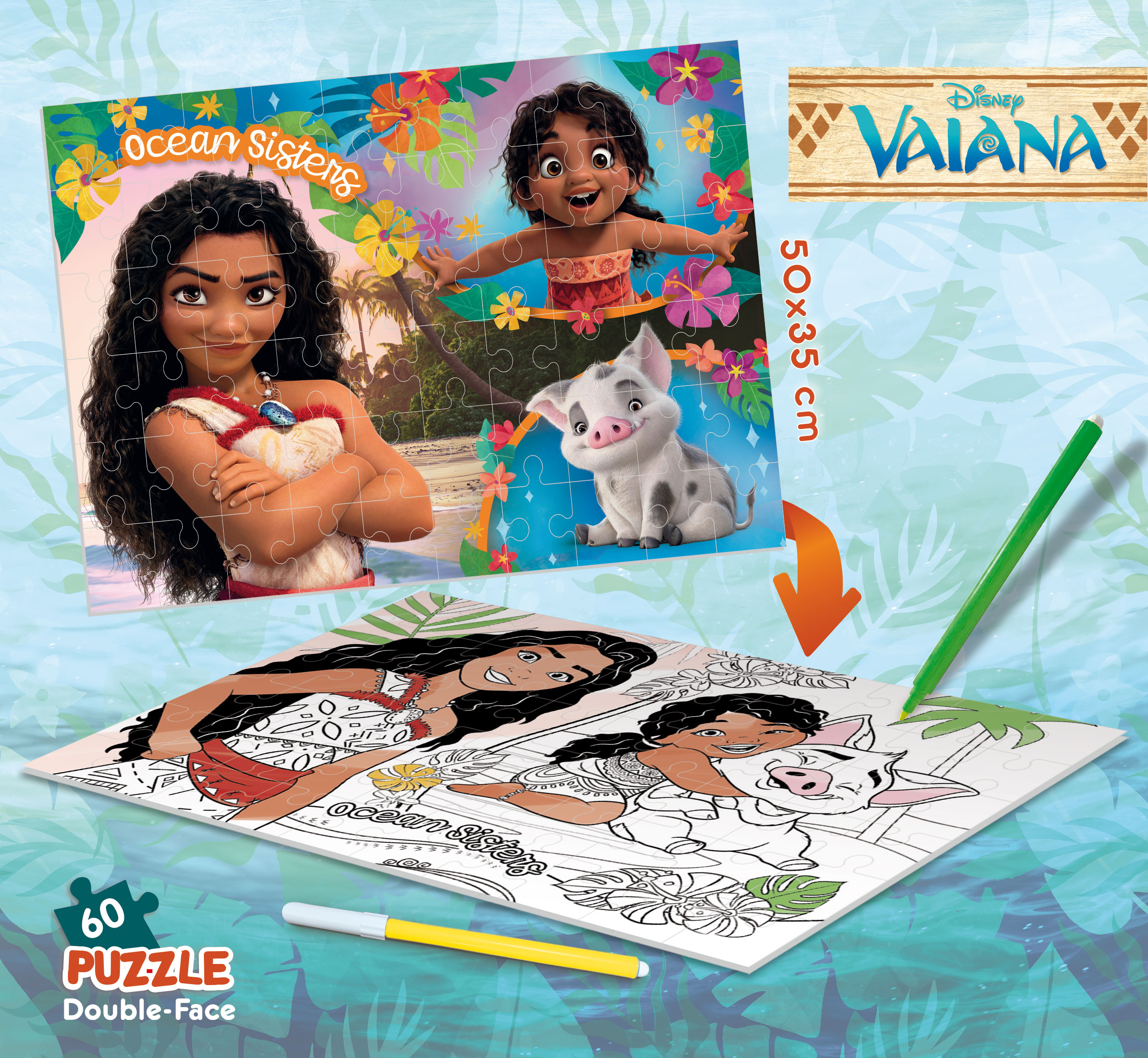 lisciani-disney-puzzle-df-plus-60-vaiana-2-oc-ania image 4