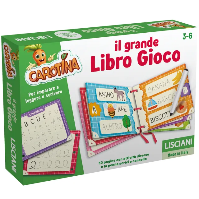 lisciani-carotina-le-grand-livre-jeu-lire-et-crire image 1