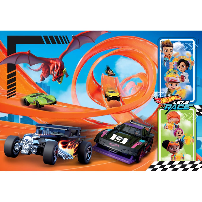 clementoni-puzzle-hot-wheels-104-pi-ces-48-5x33-5-cm image 2