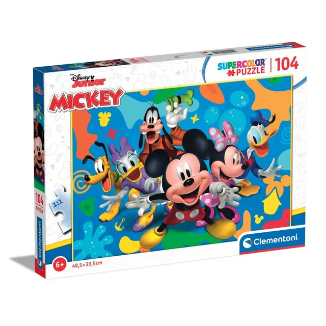 clementoni-disney-mickey-and-friends-puzzle-104-pi-ces-enfant image 1