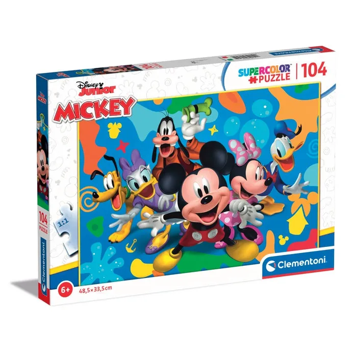 clementoni-disney-mickey-and-friends-puzzle-104-pi-ces-enfant image 1