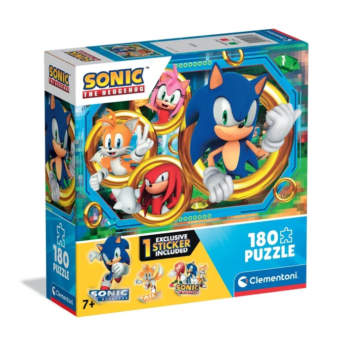 clementoni-sonic-puzzle-enfant-180-pi-ces-48-5-x-33-5-cm image 1