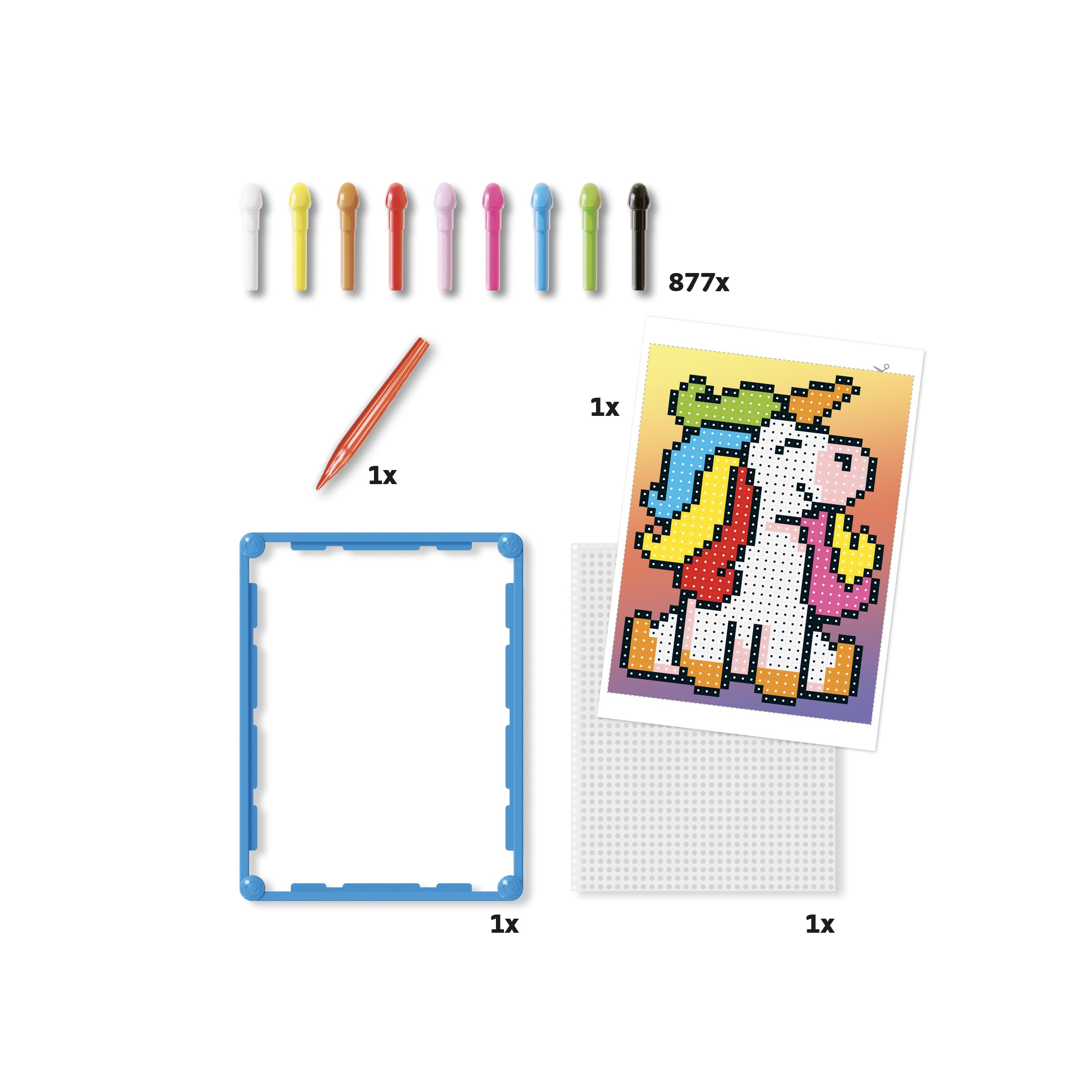 quercetti-pixel-art-basic-unicorn-kit-mosa-que-licorne image 4