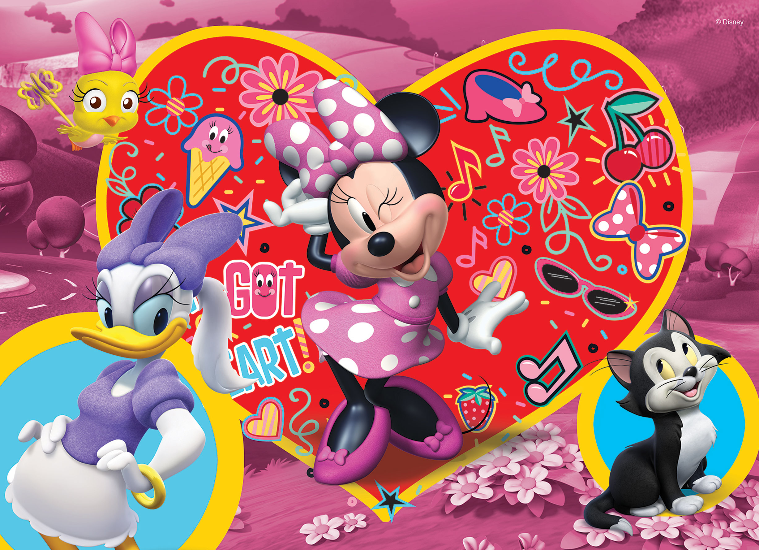 lisciani-disney-puzzle-double-face-maxi-floor-108-minnie image 2