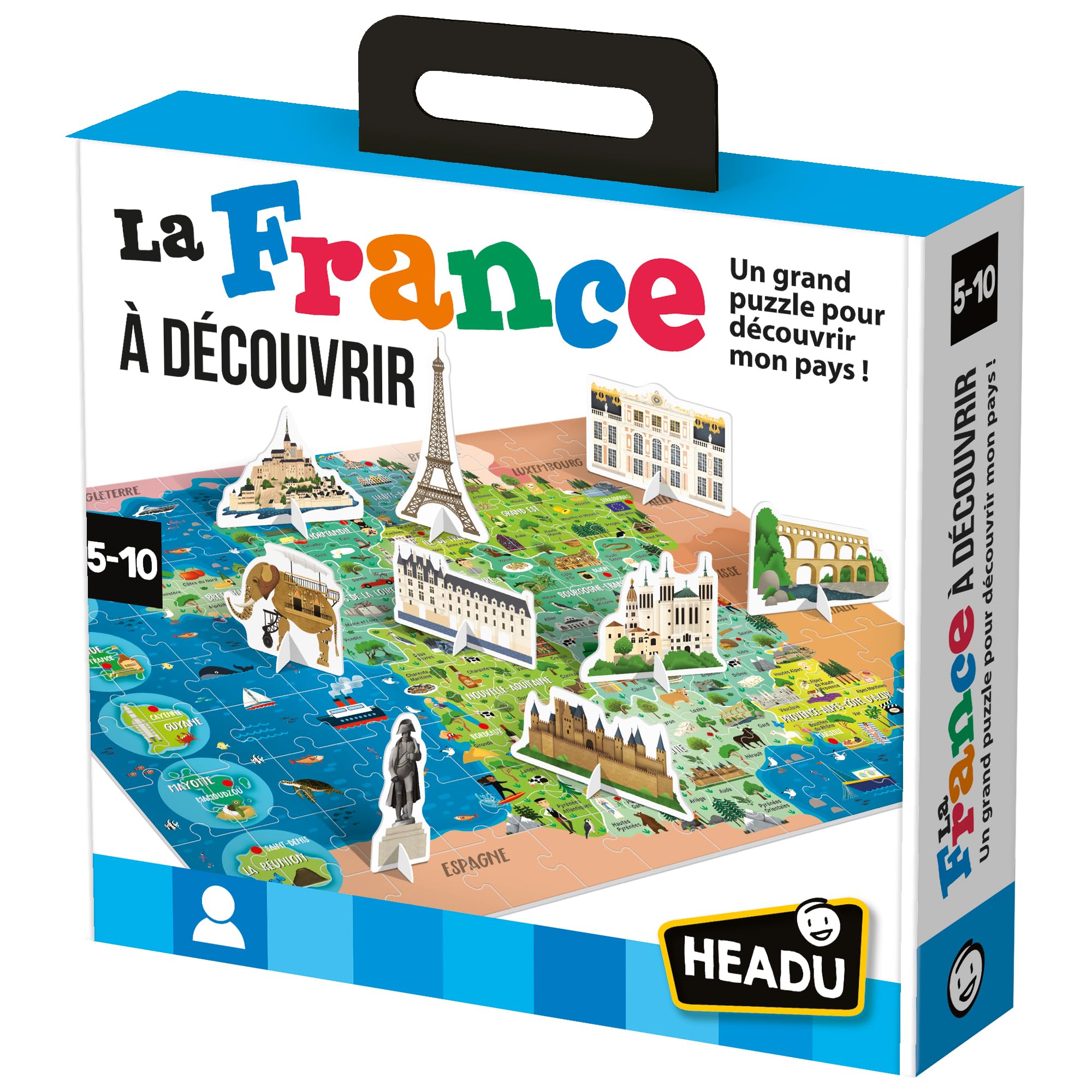 headu-la-france-d-couvrir-puzzle-g-ant-108-pi-ces-25-monuments-3d image 1
