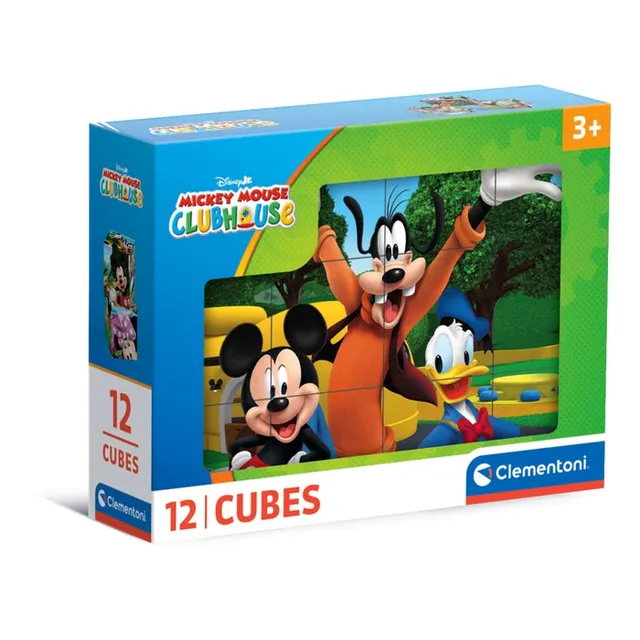 clementoni-mickey-mouse-club-house-12-cubes-6-images image 1
