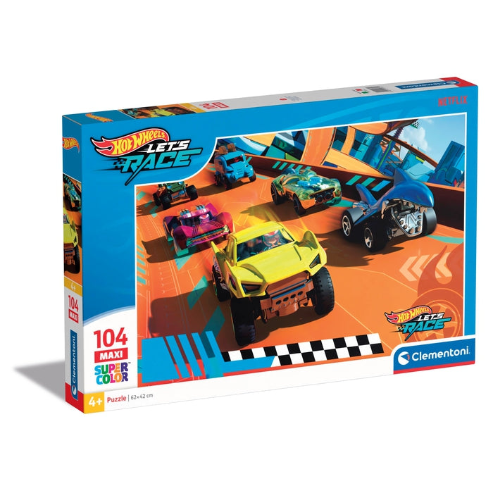 clementoni-hot-wheels-puzzle-104-maxi-pi-ces-62x42-cm image 1