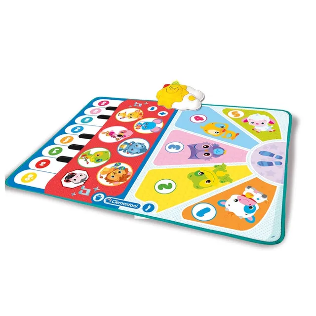 baby-clementoni-l-orchestra-salterina-tapis-musical image 1