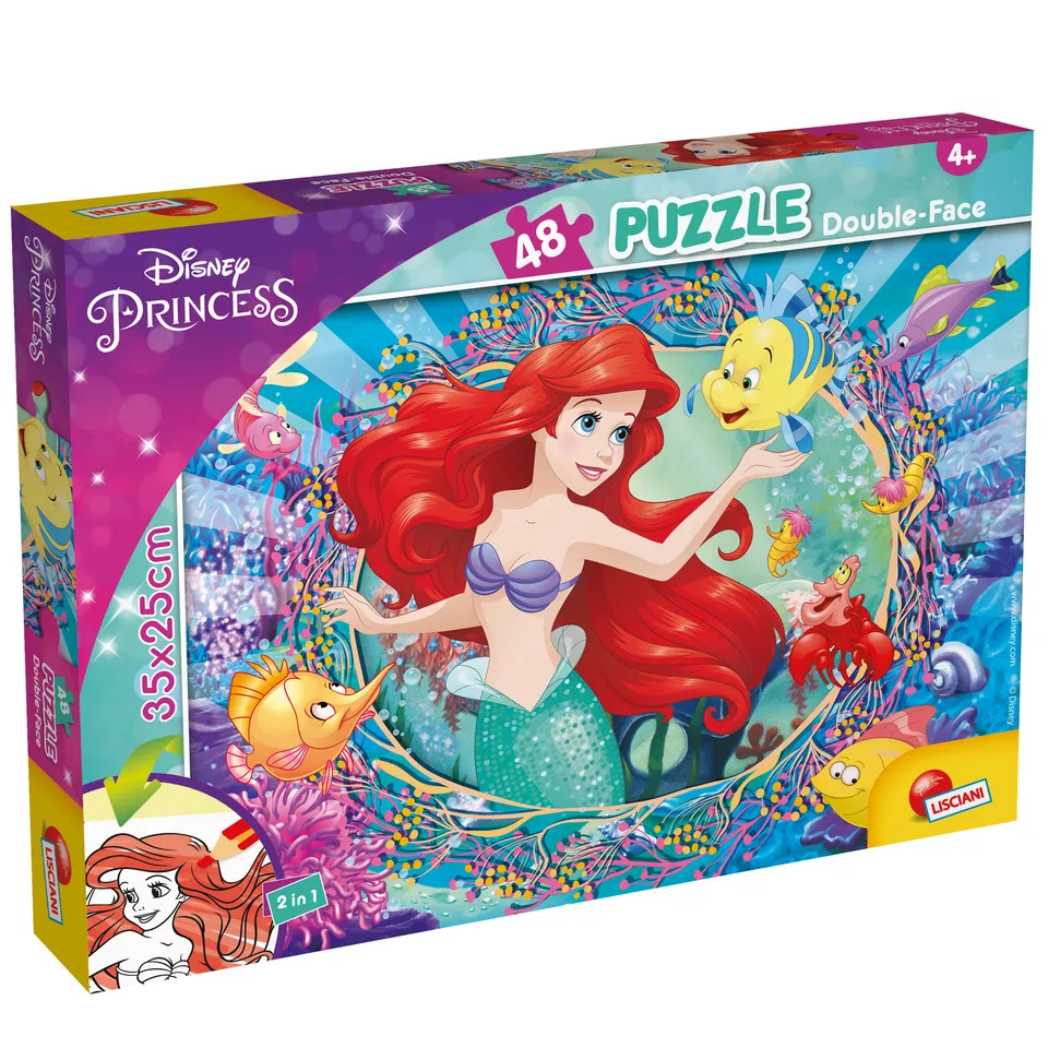 lisciani-disney-puzzle-df-m-plus-48-ariel-puzzle-48-pi-ces-la-petite-sir-ne image 1