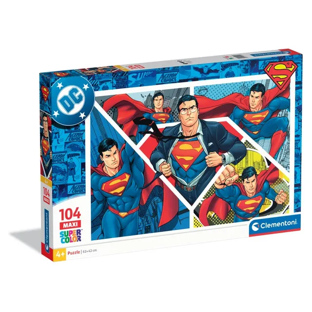 clementoni-superman-104-pi-ces-puzzle-enfant-48-5-x-33-5-cm image 1