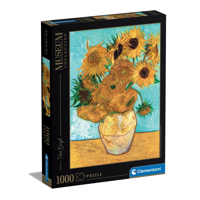 clementoni-museum-puzzle-van-gogh-tournesols-1000-pi-ces-70x50-cm image 1