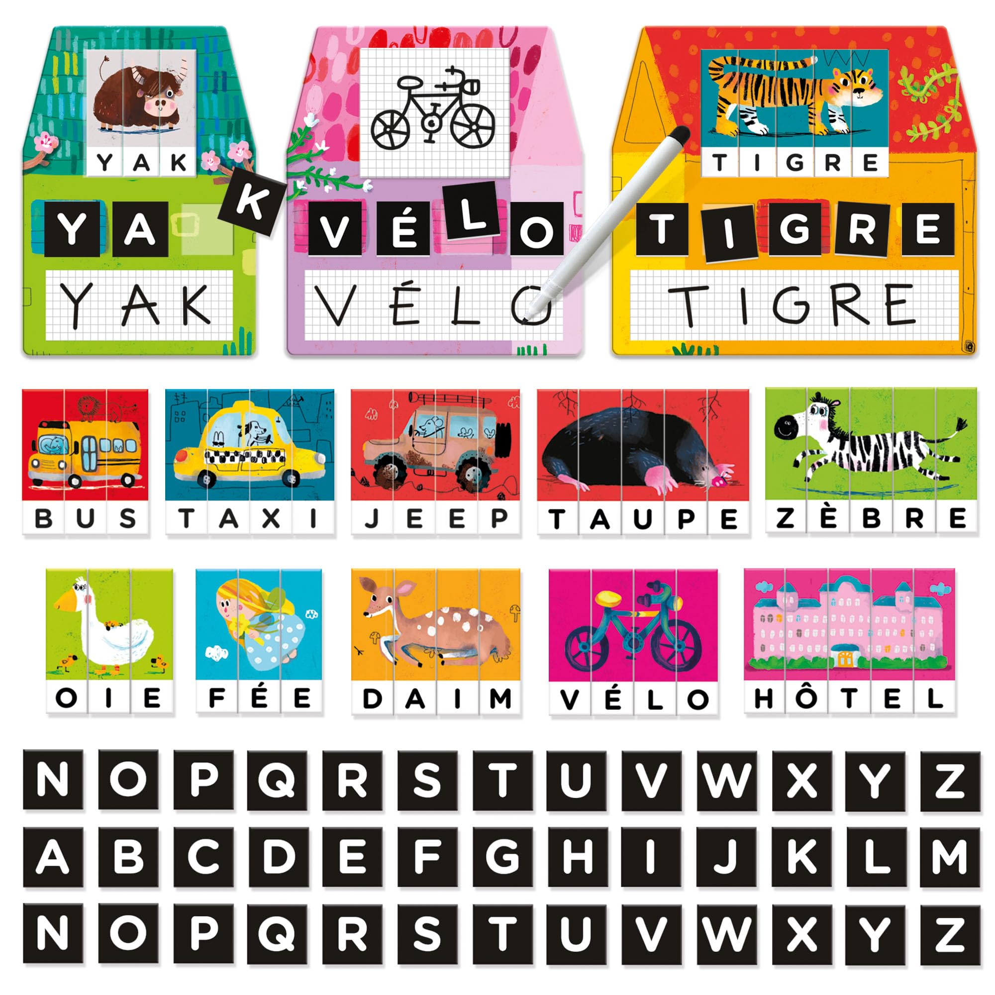 headu-mon-labo-d-criture-montessori-jeu-ducatif-lecture-et-criture-2-6-ans image 2