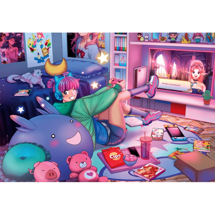 clementoni-game-lovers-puzzle-300-pi-ces-puzzle-illustration-48-5x33-5-cm image 2
