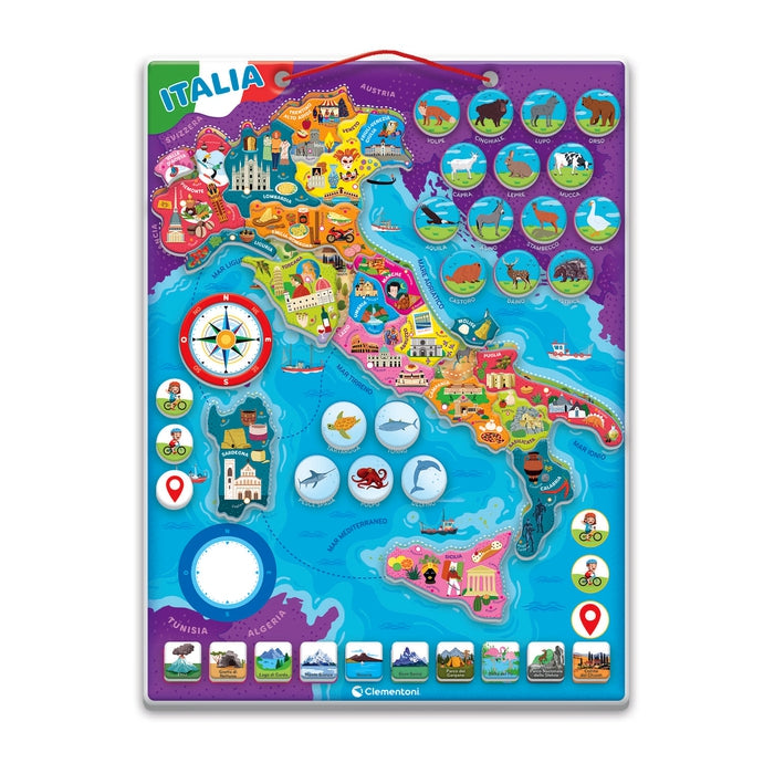 clementoni-sapientino-puzzle-magn-tique-italie-jeu-de-parcours image 2