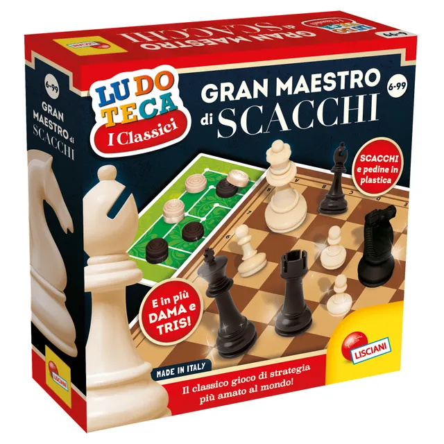 lisciani-ludoteca-gran-maestro-di-scacchi-3-en-1-jeu-d-checs-familial image 1