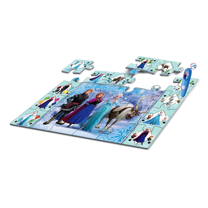sapientino-clementoni-puzzle-sol-interactif-frozen-24-pi-ces image 2
