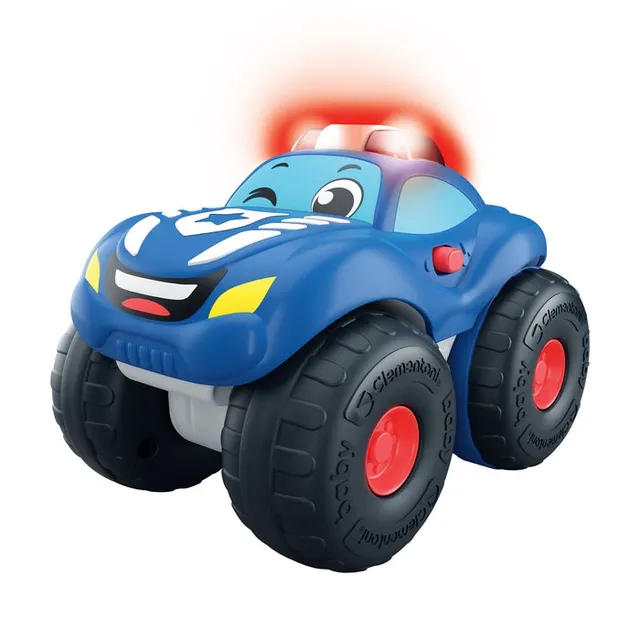 baby-clementoni-voiture-de-police-pull-back-sonore-et-lumineuse image 1
