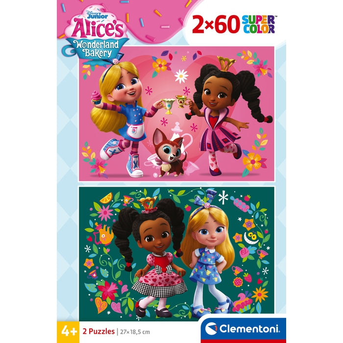 clementoni-alice-s-wonderland-bakery-puzzle-enfant-2-x-60-pi-ces image 5