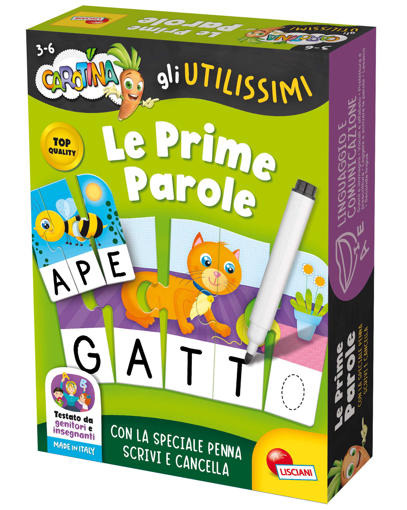 lisciani-carotina-les-utilissimi-mes-premiers-mots-puzzle image 1