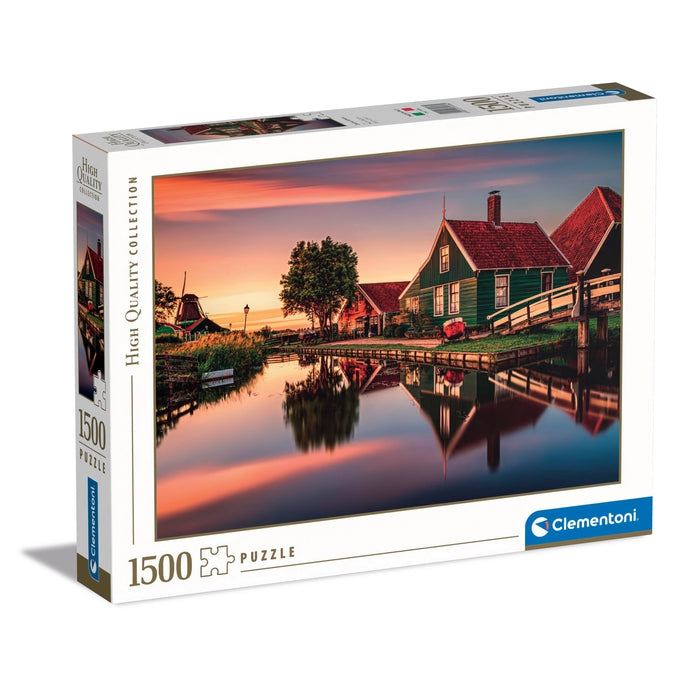 clementoni-collection-puzzle-adulte-zaanse-schans-1500-pi-ces-59-2-x-84-3-cm image 1