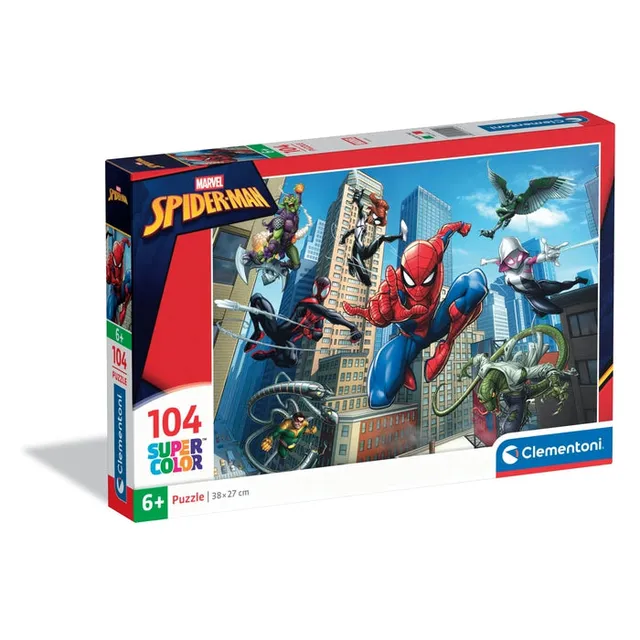 clementoni-spider-man-puzzle-enfant-104-pi-ces-37-9x26-9-cm image 1