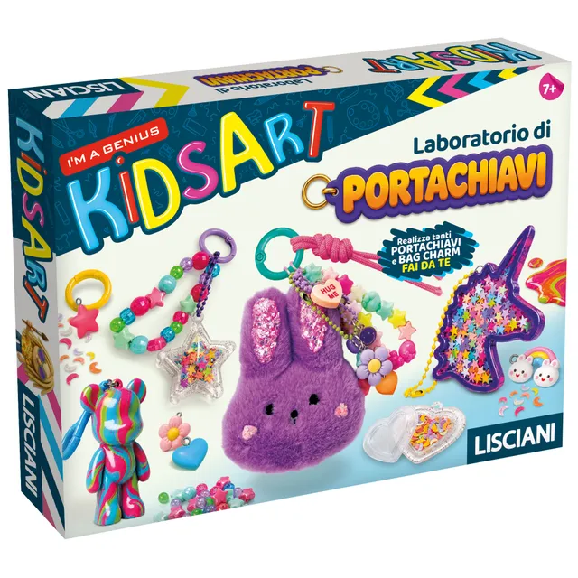 lisciani-i-m-a-genius-laboratorio-dei-portachiavi-kit-porte-cl-s image 1