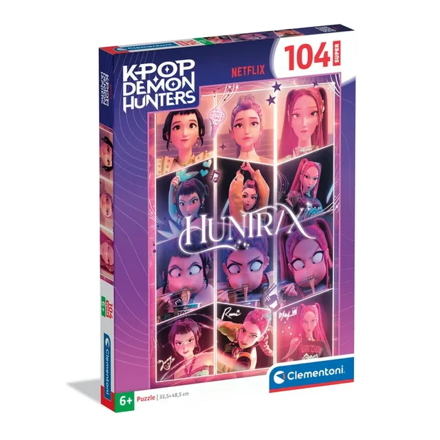 clementoni-kpop-demon-hunters-puzzle-enfant-104-pi-ces image 1