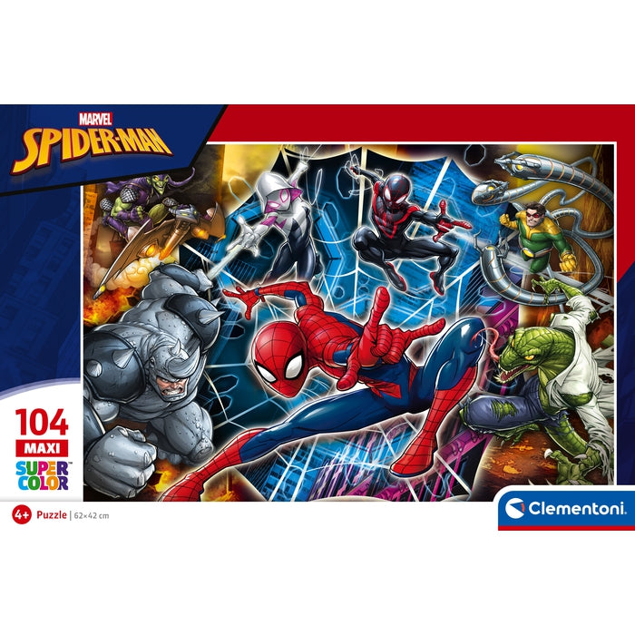 clementoni-spider-man-104-pi-ces-maxi-puzzle-enfant-4-6-ans image 7