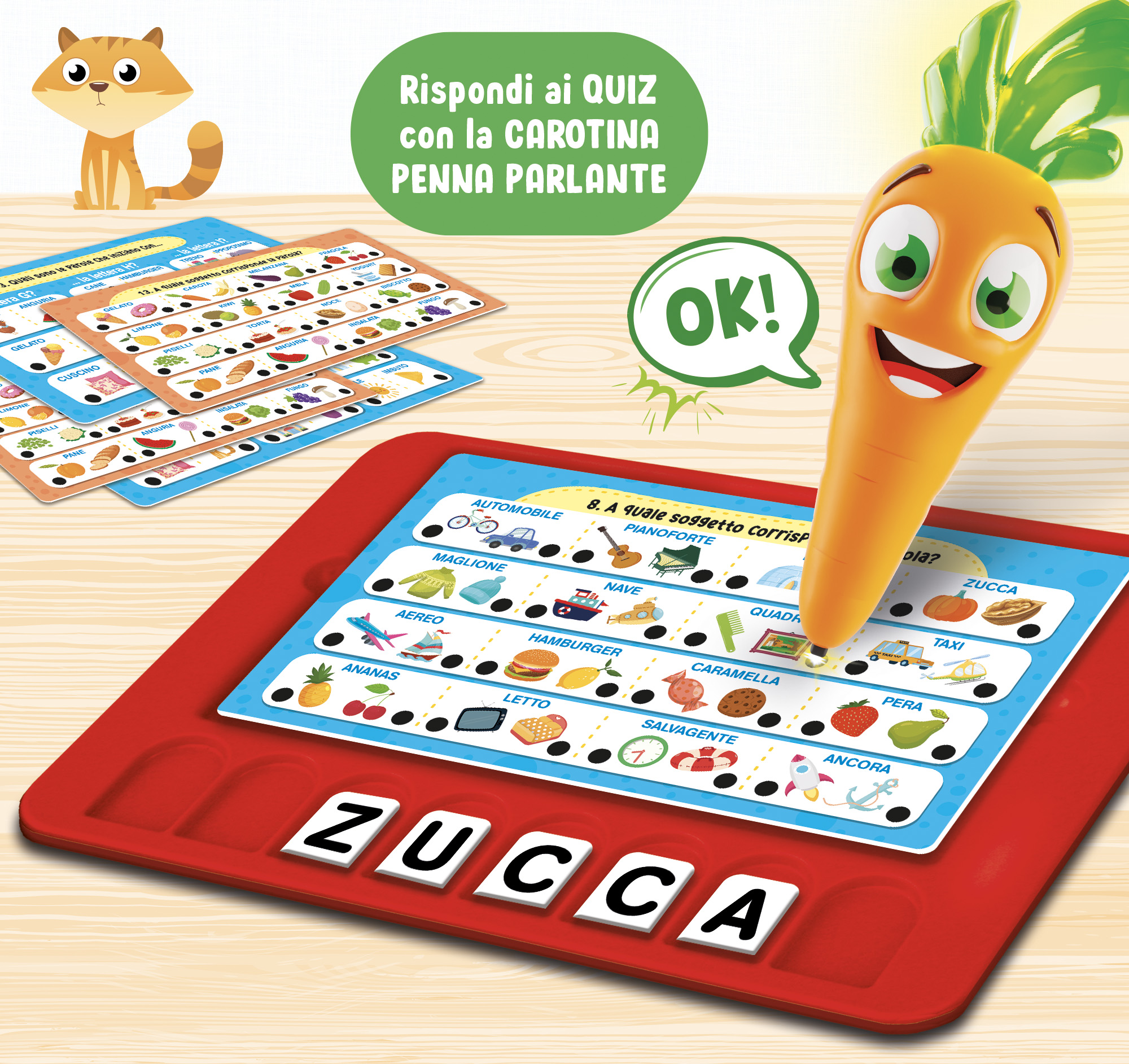 lisciani-carotina-penna-parlante-vocabolario-dei-bambini-console-ducative image 3