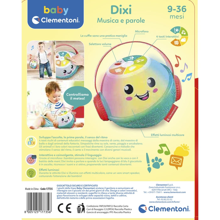 clementoni-baby-dixi-musica-e-parole-jouet-musical-interactif-b-b image 7