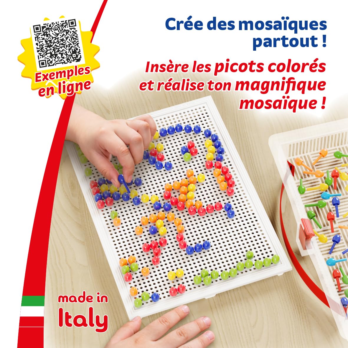 quercetti-fantacolor-portable-large-mosa-que-270-clous-3-6-ans image 6