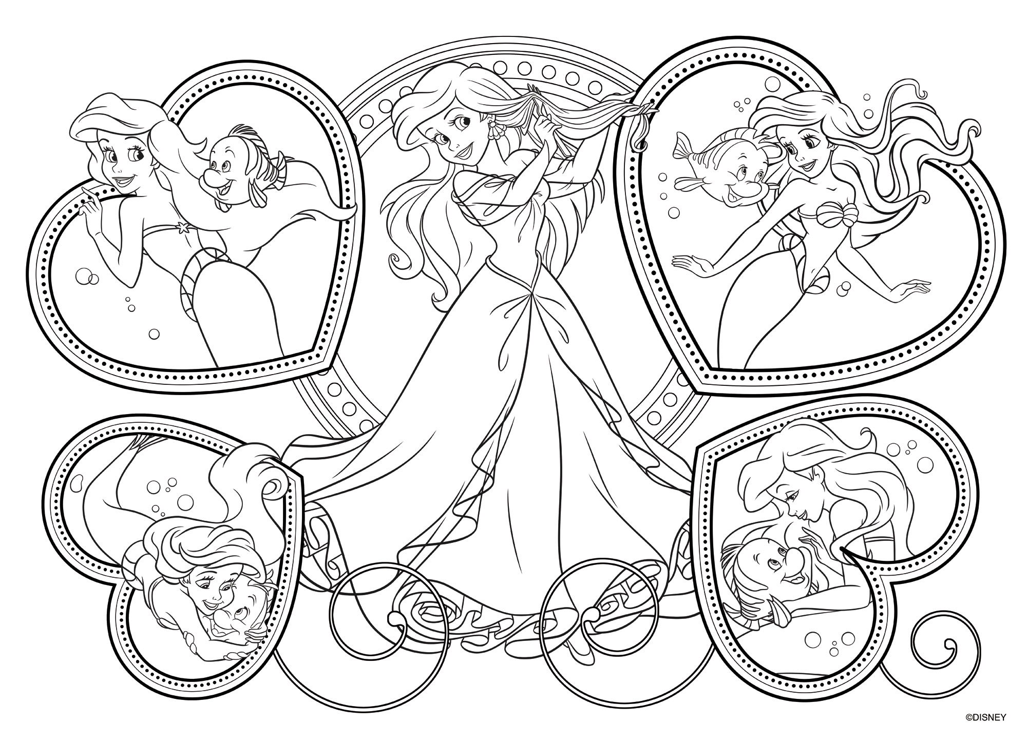 lisciani-disney-eco-puzzle-60-la-petite-sir-ne image 3