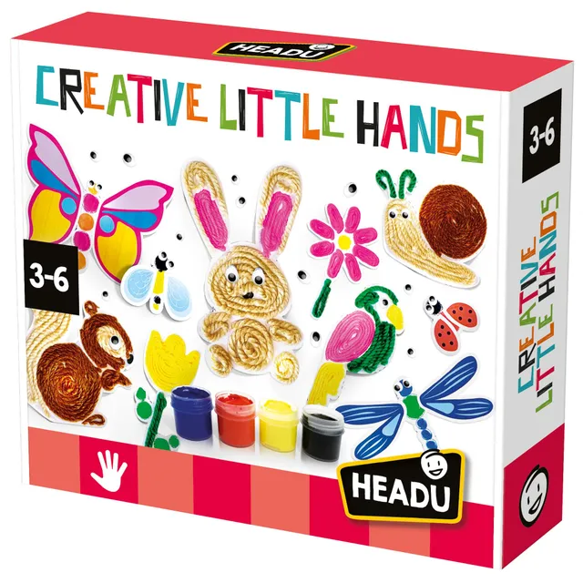 headu-creative-little-hands-kit-cr-atif-peinture-au-doigt-4-8-ans image 1