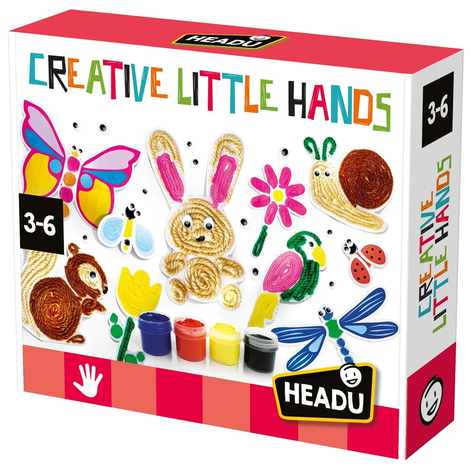 headu-creative-little-hands-kit-cr-atif-peinture-au-doigt-4-8-ans image 1