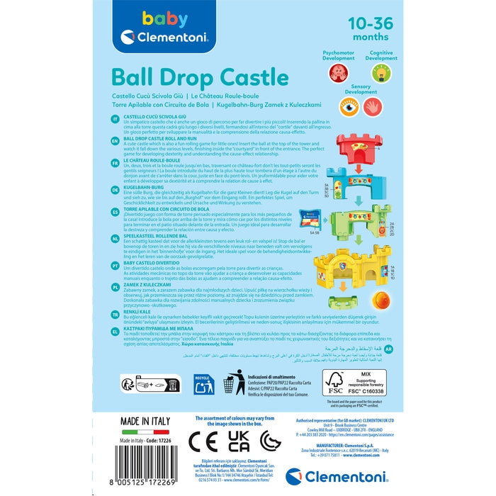 baby-clementoni-ball-drop-castle-ch-teau-balles-parcours-b-b image 5