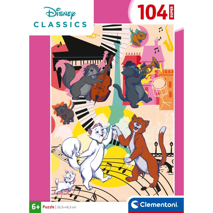 clementoni-puzzle-enfant-les-aristochats-104-pi-ces-48-5-x-33-5-cm image 4