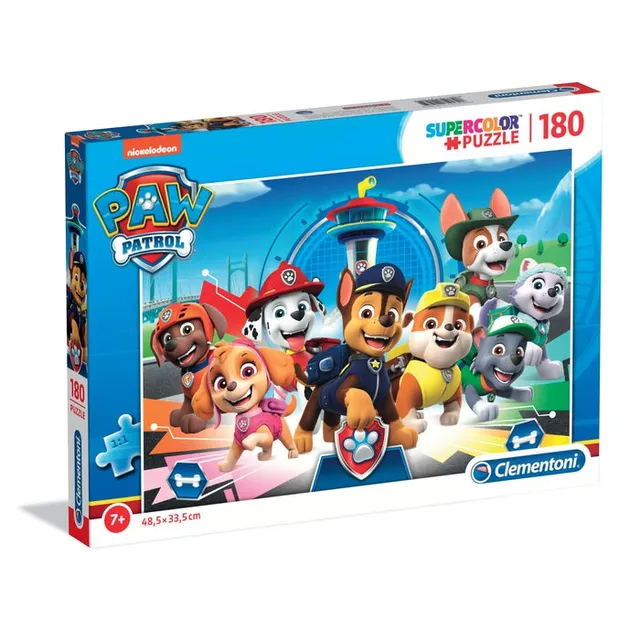 clementoni-paw-patrol-puzzle-180-pi-ces-48-5-x-33-5-cm image 1