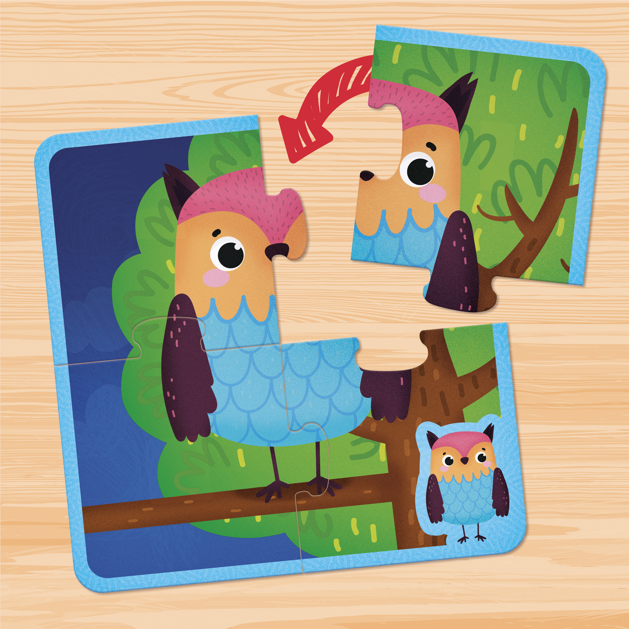 lisciani-montessori-baby-touch-puzzle-6-puzzles-tactiles-b-b image 3