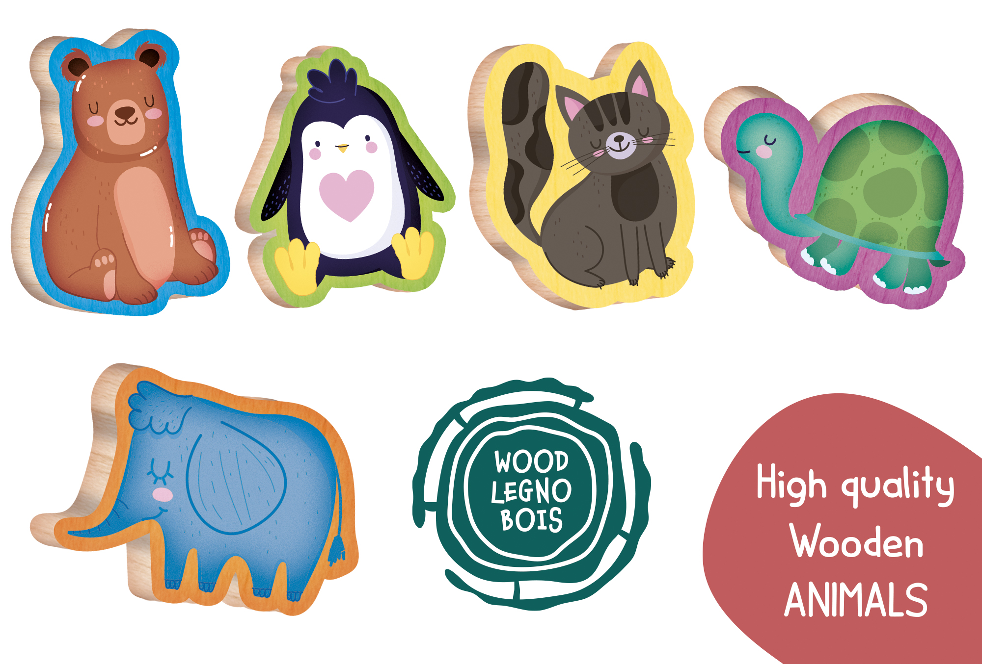 lisciani-montessori-baby-wood-animal-fun-arche-de-no-formes-en-bois image 3