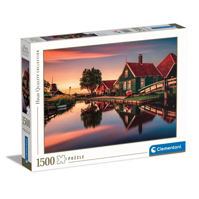 clementoni-collection-puzzle-adulte-zaanse-schans-1500-pi-ces-59-2-x-84-3-cm image 1