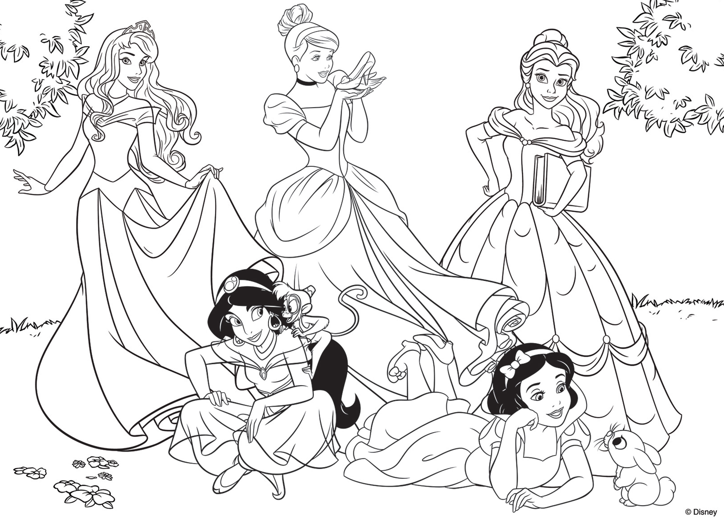 lisciani-disney-princess-maxi-floor-108-princess-forever-double-face image 3