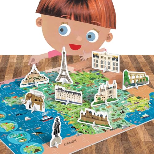 headu-la-france-d-couvrir-puzzle-g-ant-108-pi-ces-25-monuments-3d image 6