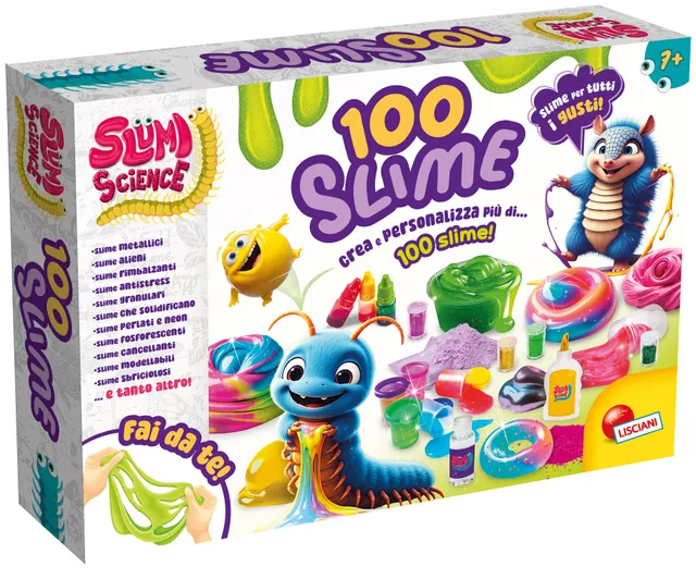 lisciani-slumi-science-100-slime-kit-complet image 1