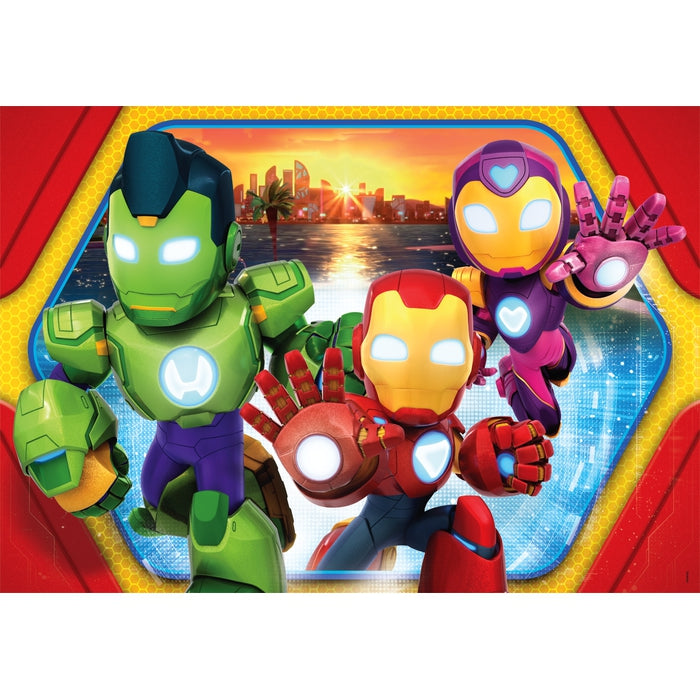 clementoni-iron-man-and-his-awesome-friends-puzzle-24-pi-ces-maxi image 2
