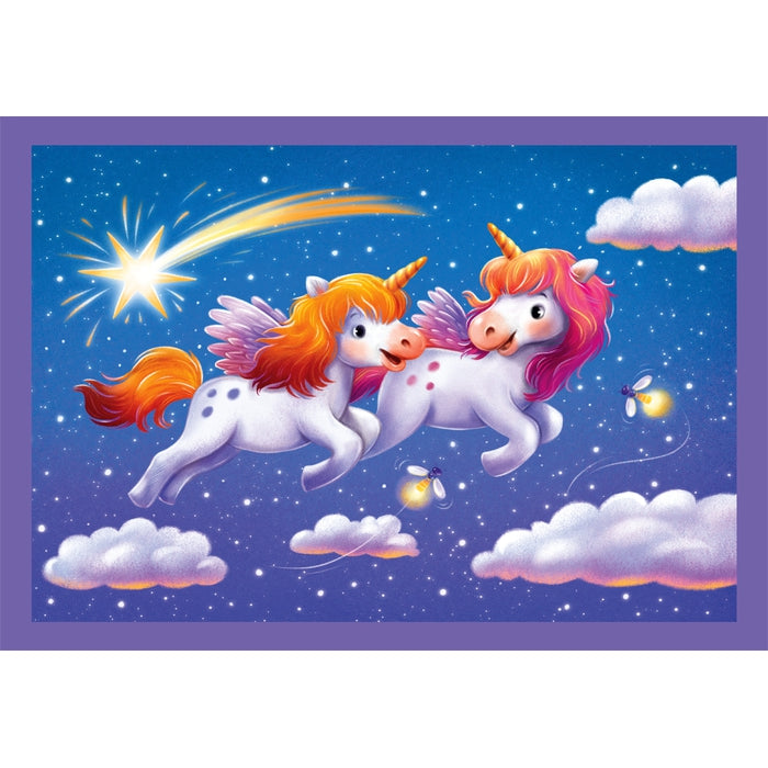 clementoni-a-day-with-unicorns-puzzle-enfant-4-en-1-12-16-20-24-pi-ces image 4