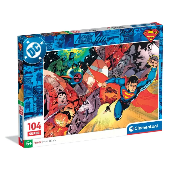 clementoni-puzzle-superman-104-pi-ces-48-5x33-5-cm image 1