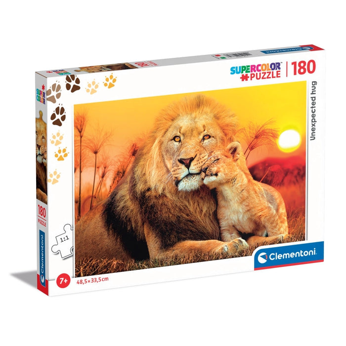 clementoni-unexpected-hug-puzzle-180-pi-ces-animaux image 1