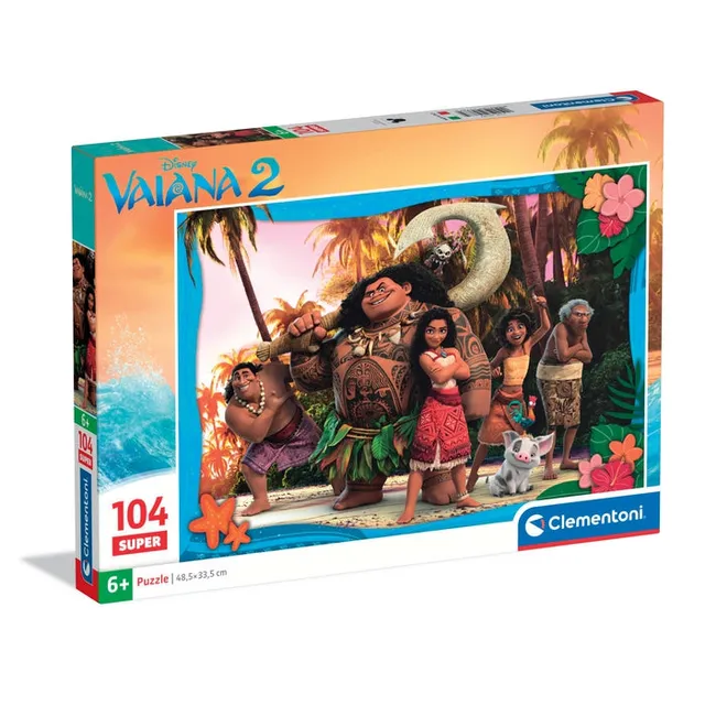 clementoni-puzzle-vaiana-2-104-pi-ces-48-5-x-33-5-cm image 1