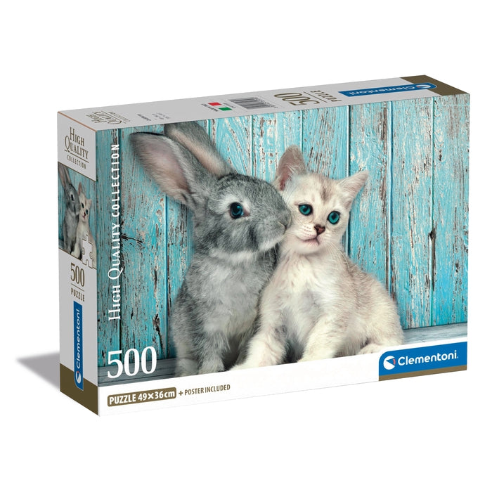 clementoni-cat-bunny-puzzle-adulte-500-pi-ces-49-x-36-cm image 1